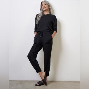 Vince Soft Black Slim Jogger Pant